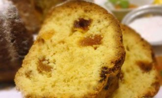 Кекс с курагой