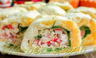 Роллы из лаваша рецепт