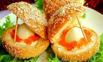 Канапе Жемчужины рецепт