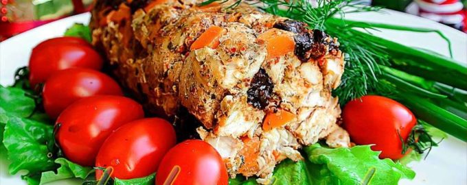 куриный рулет в домашних условиях