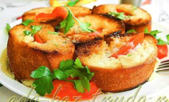 Гренки с яйцами и сыром рецепт