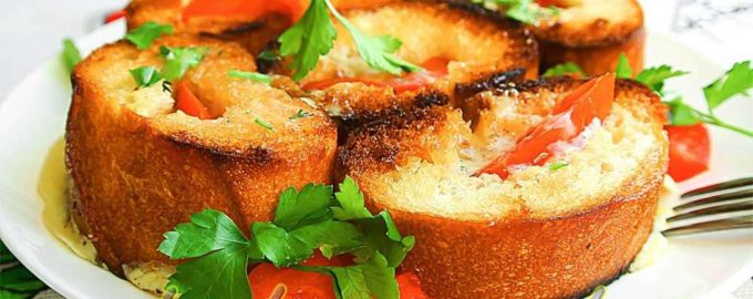 Гренки с яйцами и сыром рецепт