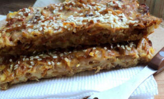 Заливной пирог с капустой