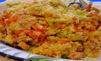 Кус кус с мясом и овощами